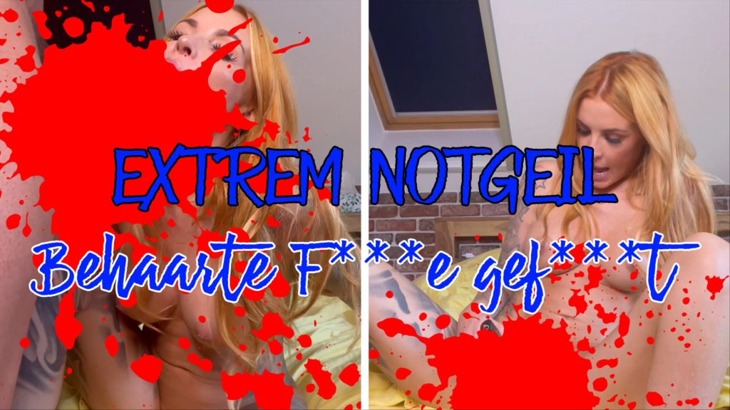 EXTREM NOTGEIL – Behaarte Fotze gefickt